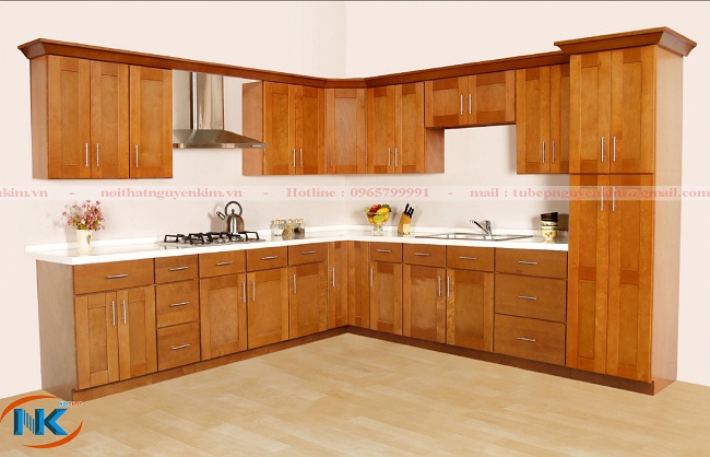 Tủ bếp đẹp | Top 10+ mẫu tủ bếp bằng gỗ đẹp, hiện đại, giá rẻ
