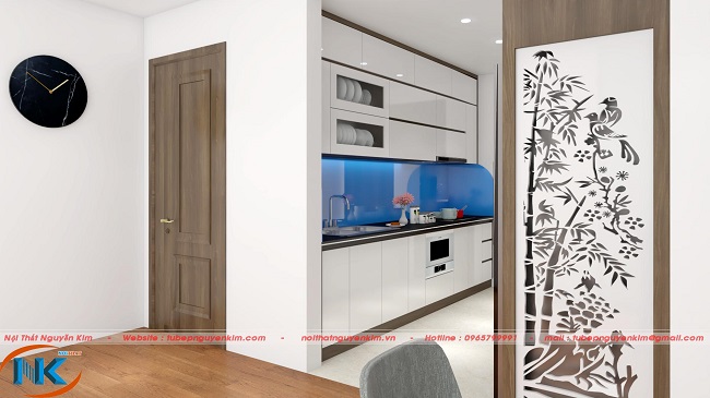 Tủ bếp acrylic màu trắng thiết kế kịch trần được các gia đình sống tại chung cư tin dùng Tủ bếp acrylic màu trắng thiết kế kịch trần được các gia đình sống tại chung cư tin dùng